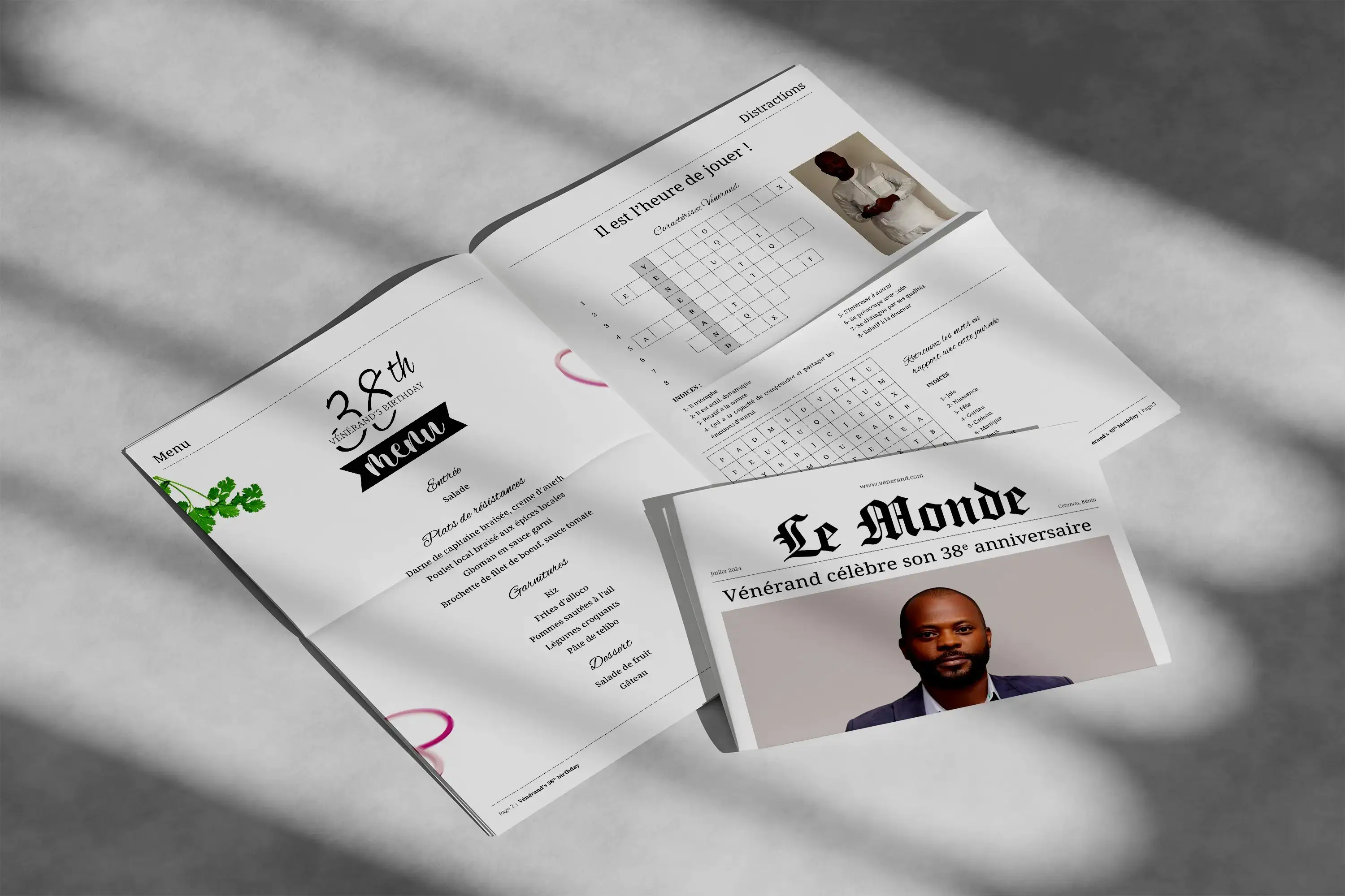 Birthday Newspaper personnalisé