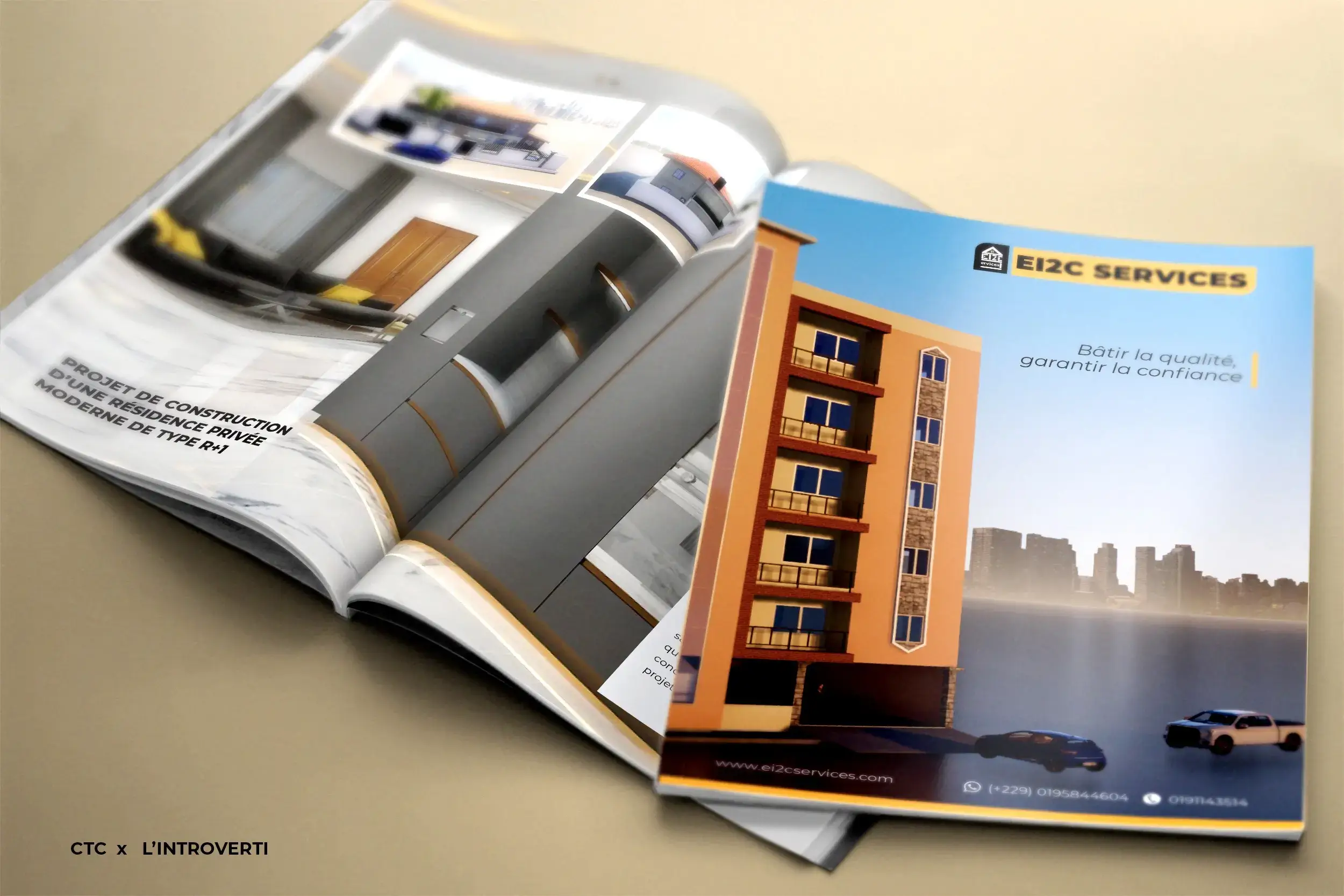 Catalogue Professionnel & portfolio entreprise de BTP EI2C