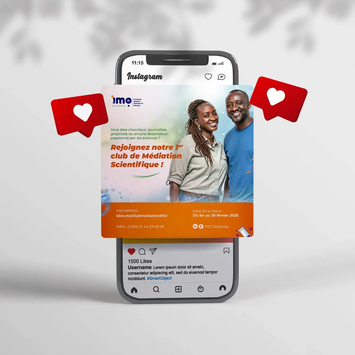 Social media designs IMO Club